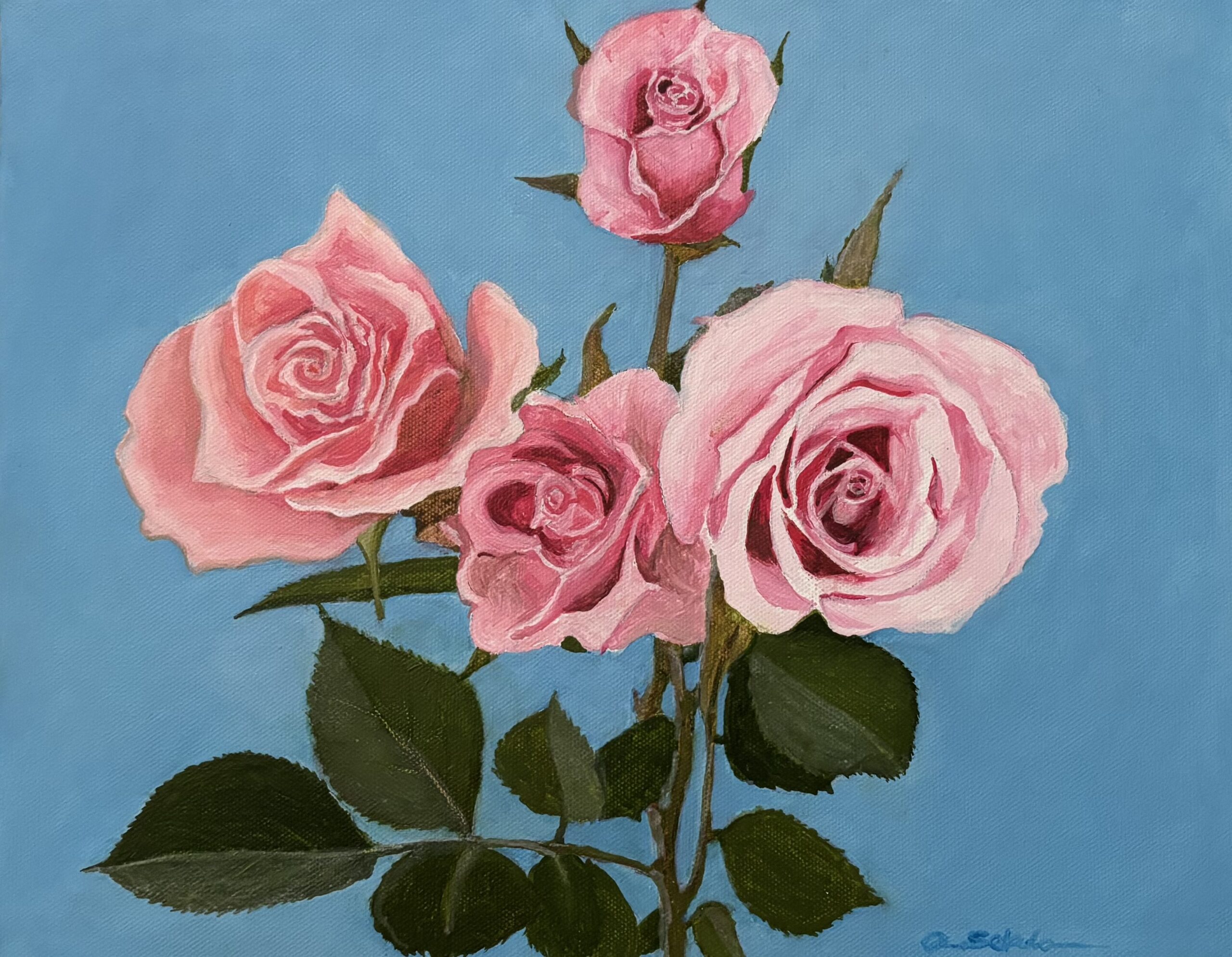 Roses in Bloom